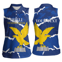 Friuli-Venezia Giulia Women Sleeveless Polo Shirt Coat Of Arms Sporty Style
