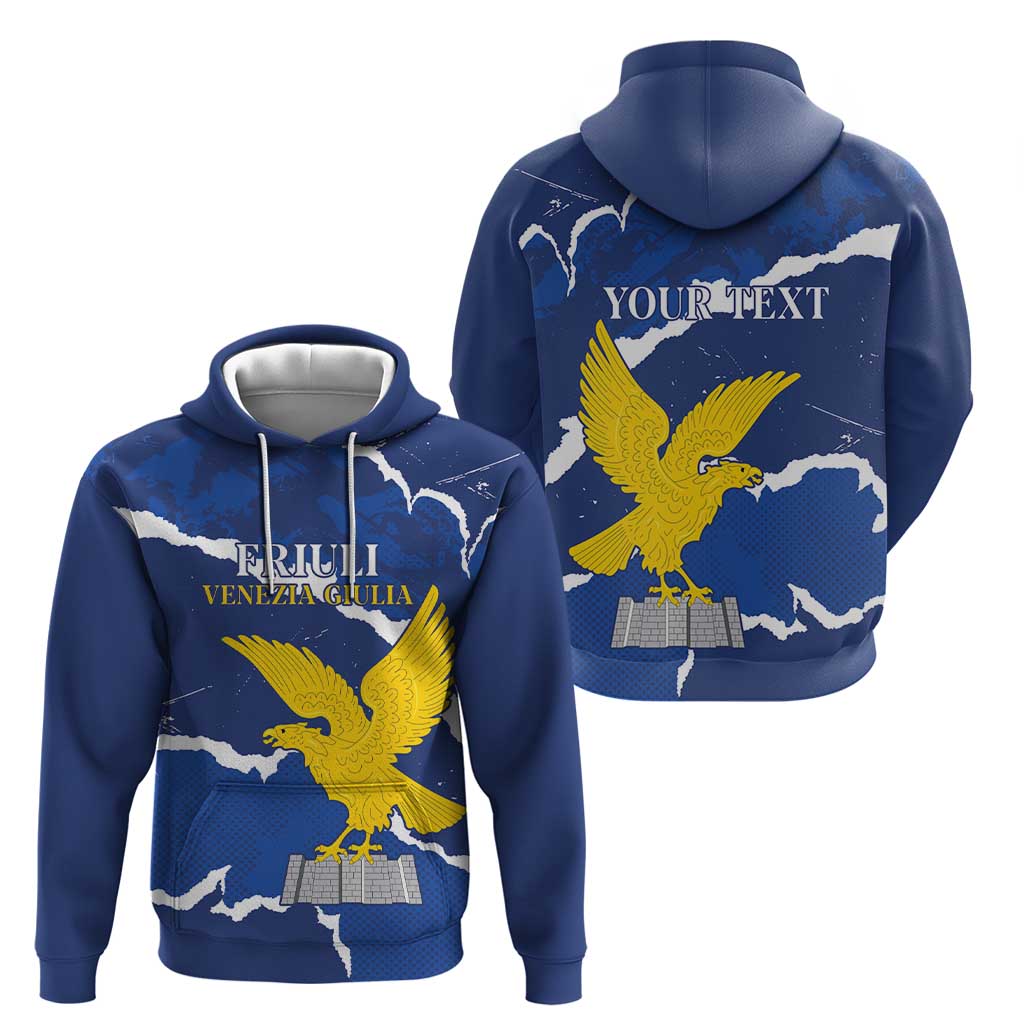 Friuli-Venezia Giulia Zip Hoodie Coat Of Arms Sporty Style