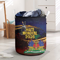 Haiti Mondyal 2026 Laundry Basket Proud to Be Haitian