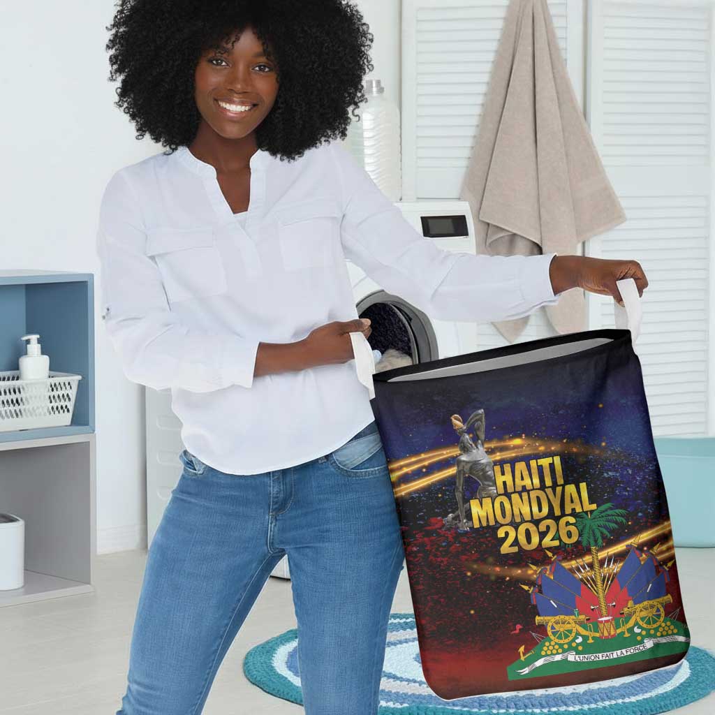 Haiti Mondyal 2026 Laundry Basket Proud to Be Haitian