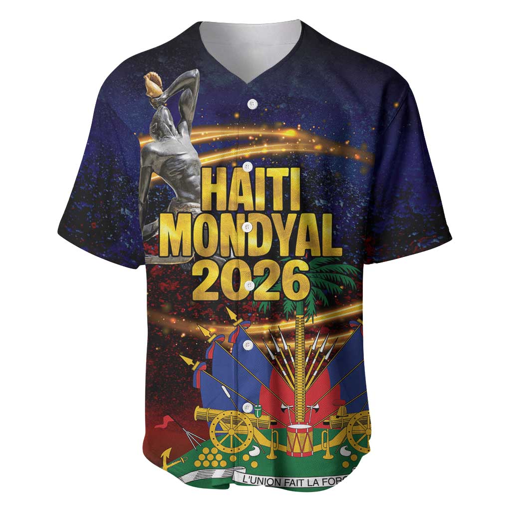 Haiti Mondyal 2026 Baseball Jersey Proud to Be Haitian