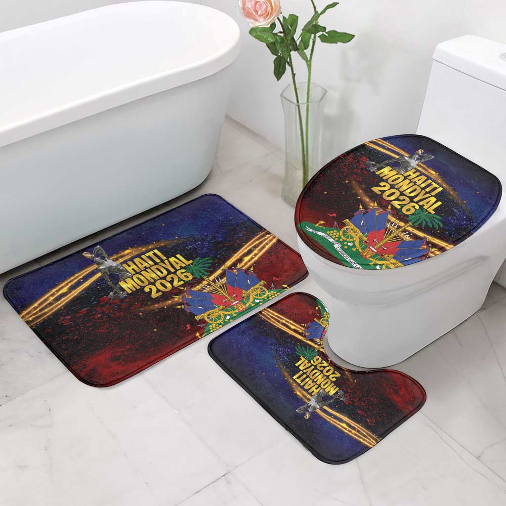 Haiti Mondyal 2026 Bathroom Set Proud to Be Haitian