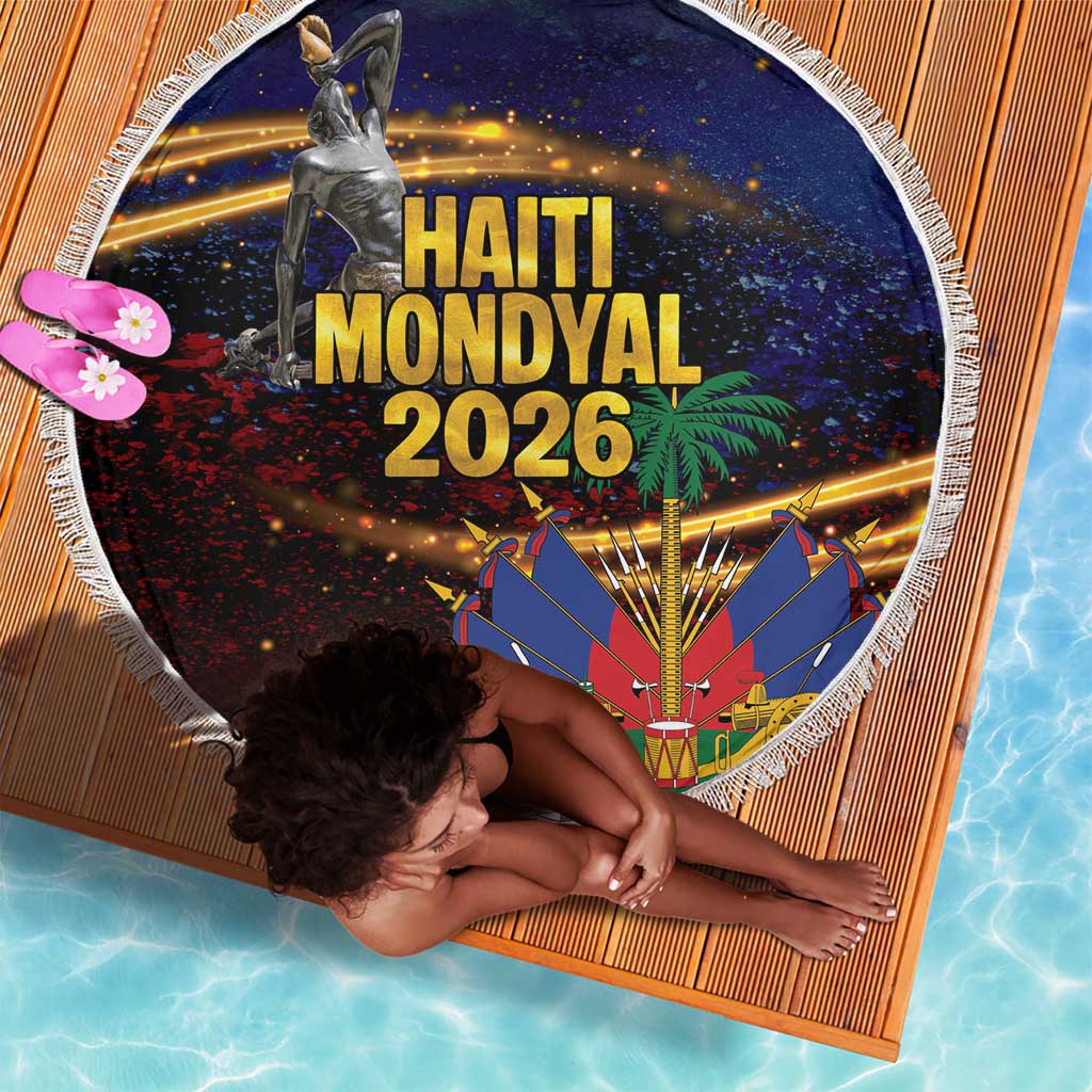 Haiti Mondyal 2026 Beach Blanket Proud to Be Haitian