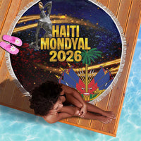 Haiti Mondyal 2026 Beach Blanket Proud to Be Haitian