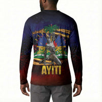 Haiti Mondyal 2026 Button Sweatshirt Proud to Be Haitian