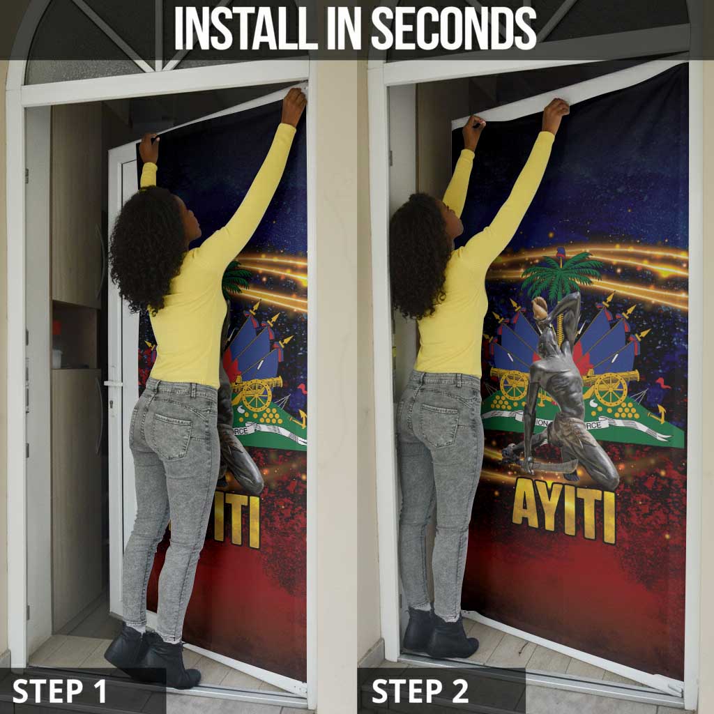 Haiti Mondyal 2026 Door Cover Proud to Be Haitian