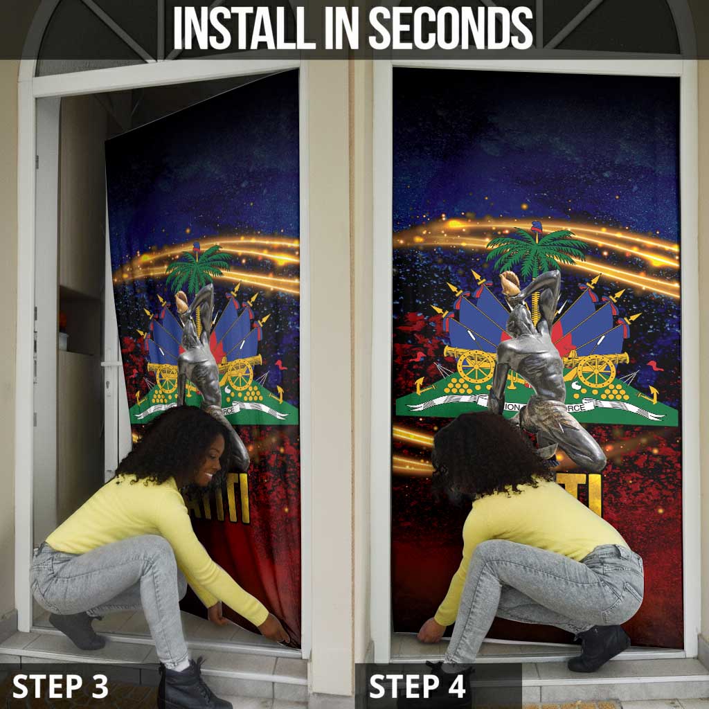 Haiti Mondyal 2026 Door Cover Proud to Be Haitian