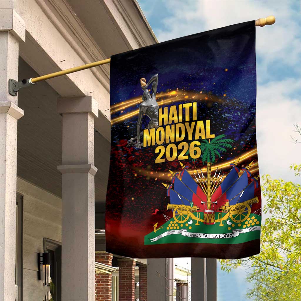 Haiti Mondyal 2026 Garden Flag Proud to Be Haitian