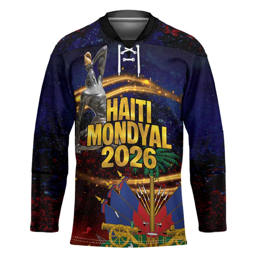 Haiti Mondyal 2026 Hockey Jersey Proud to Be Haitian