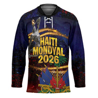 Haiti Mondyal 2026 Hockey Jersey Proud to Be Haitian