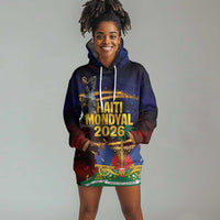 Haiti Mondyal 2026 Hoodie Dress Proud to Be Haitian