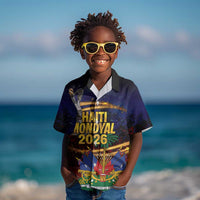 Haiti Mondyal 2026 Kid Hawaiian Shirt Proud to Be Haitian