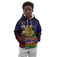 Haiti Mondyal 2026 Kid Hoodie Proud to Be Haitian