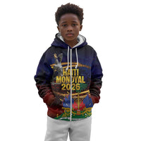 Haiti Mondyal 2026 Kid Hoodie Proud to Be Haitian