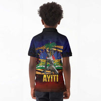 Haiti Mondyal 2026 Kid Polo Shirt Proud to Be Haitian