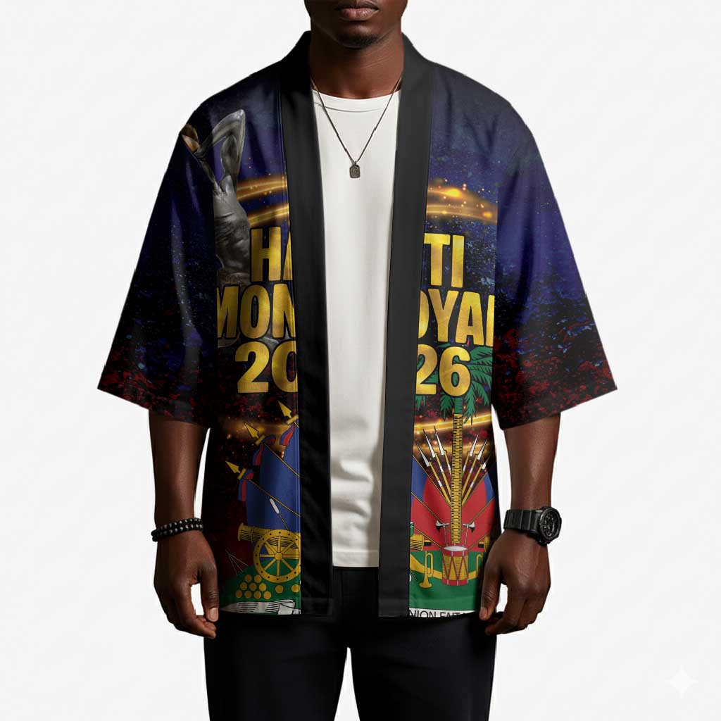 Haiti Mondyal 2026 Kimono Proud to Be Haitian