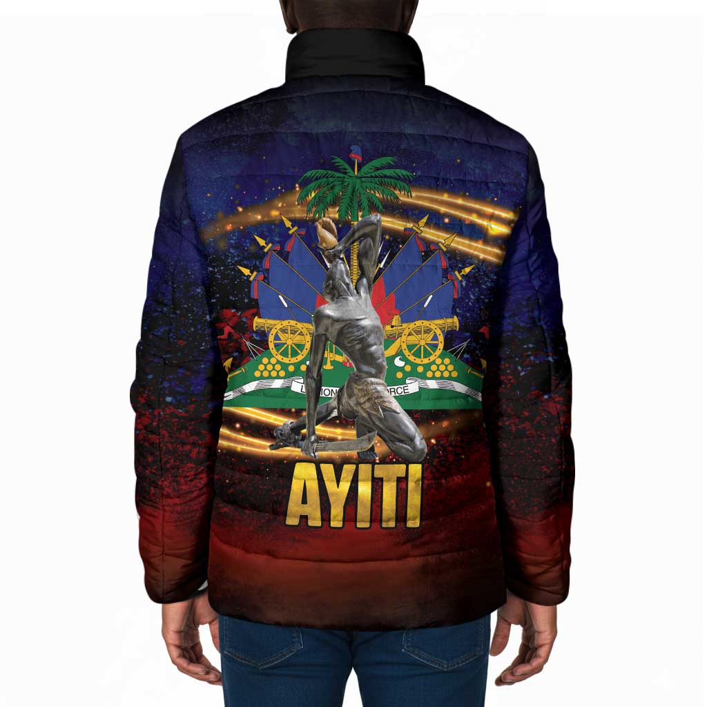 Haiti Mondyal 2026 Padded Jacket Proud to Be Haitian