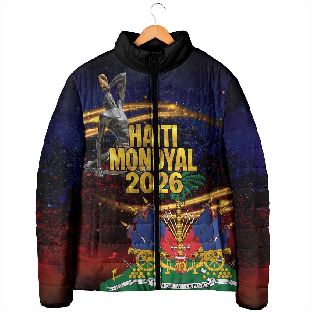 Haiti Mondyal 2026 Padded Jacket Proud to Be Haitian
