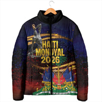 Haiti Mondyal 2026 Padded Jacket Proud to Be Haitian