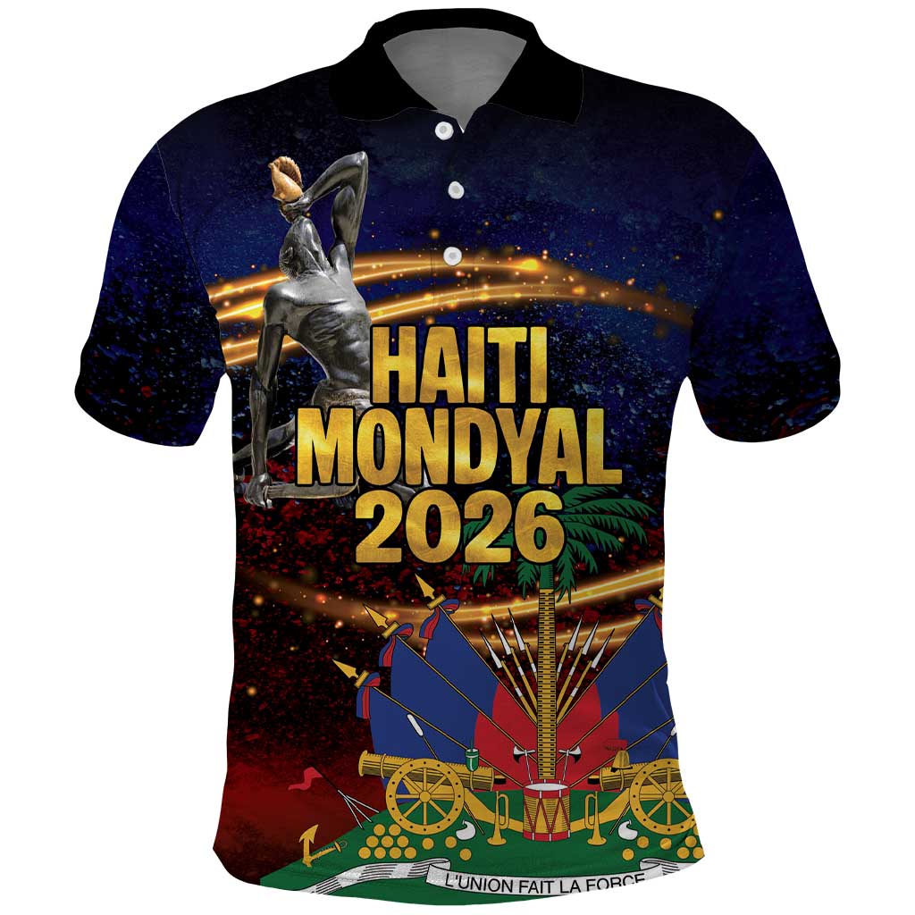 Haiti Mondyal 2026 Polo Shirt Proud to Be Haitian