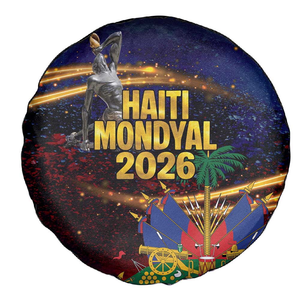 Haiti Mondyal 2026 Spare Tire Cover Proud to Be Haitian