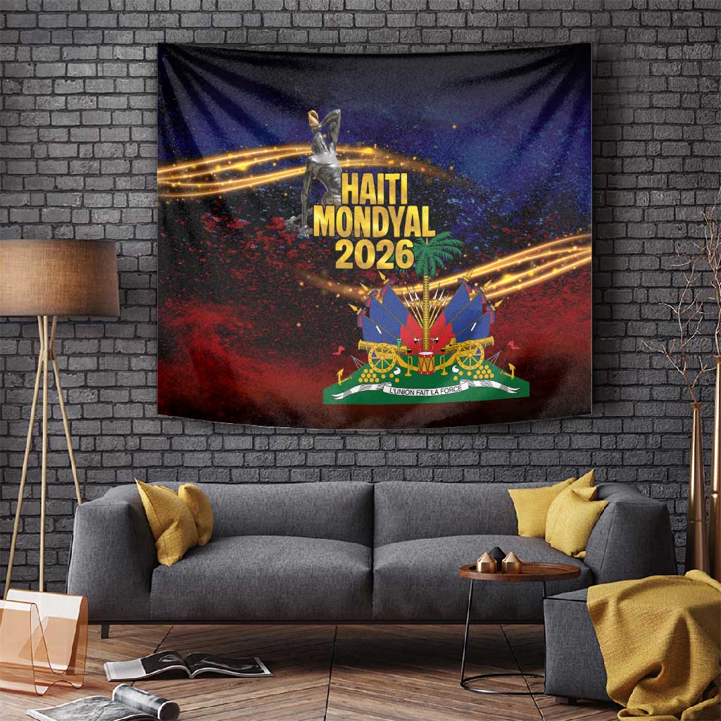 Haiti Mondyal 2026 Tapestry Proud to Be Haitian