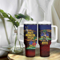 Haiti Mondyal 2026 Tumbler With Handle Proud to Be Haitian