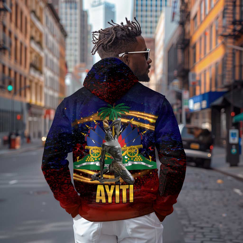 Haiti Mondyal 2026 Zip Hoodie Proud to Be Haitian