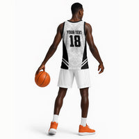 Custom Egypt Football Basketball Jersey 2026 Glory Run White Edition