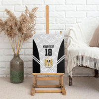Custom Egypt Football Canvas Wall Art 2026 Glory Run White Edition