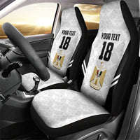 Custom Egypt Football Car Seat Cover 2026 Glory Run White Edition