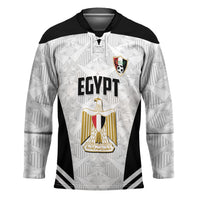 Custom Egypt Football Hockey Jersey 2026 Glory Run White Edition