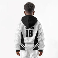 Custom Egypt Football Kid Hoodie 2026 Glory Run White Edition