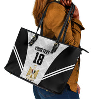 Custom Egypt Football Leather Tote Bag 2026 Glory Run White Edition