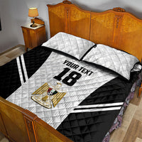 Custom Egypt Football Quilt Bed Set 2026 Glory Run White Edition