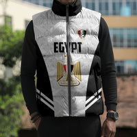 Custom Egypt Football Sleeveless Puffer Jacket 2026 Glory Run White Edition
