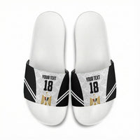 Custom Egypt Football Slide Sandals 2026 Glory Run White Edition