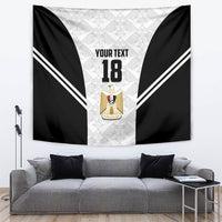 Custom Egypt Football Tapestry 2026 Glory Run White Edition