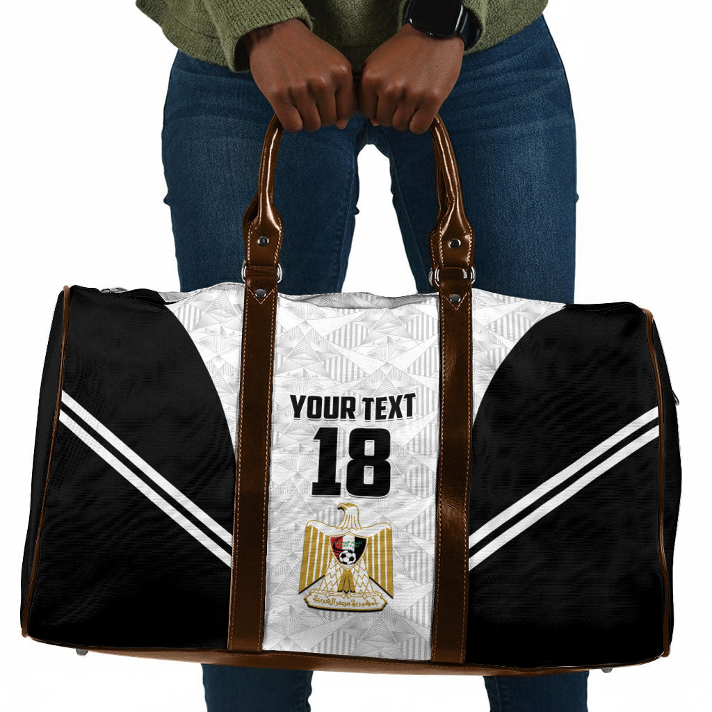 Custom Egypt Football Travel Bag 2026 Glory Run White Edition
