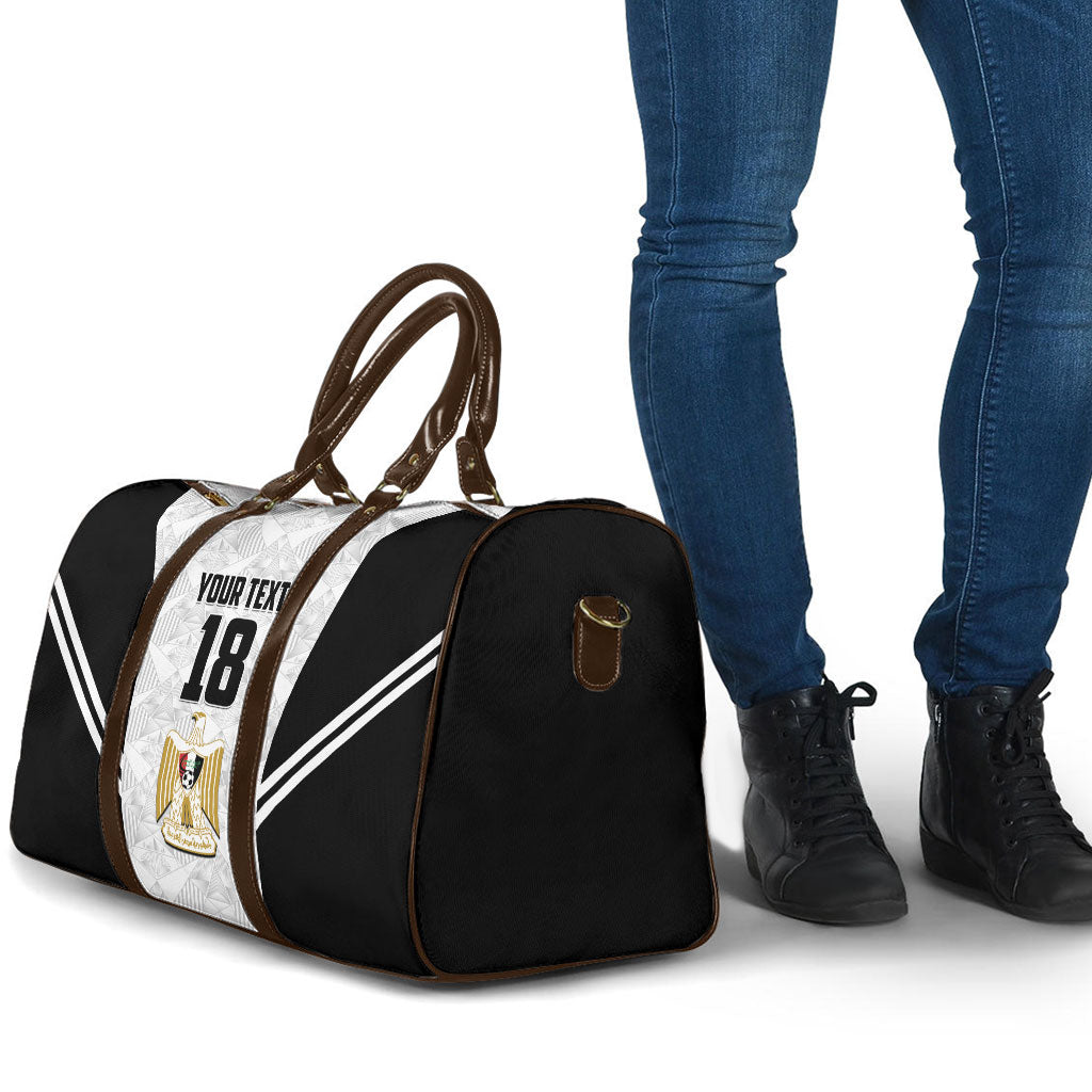 Custom Egypt Football Travel Bag 2026 Glory Run White Edition