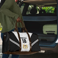 Custom Egypt Football Travel Bag 2026 Glory Run White Edition