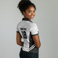 Custom Egypt Football Women Polo Shirt 2026 Glory Run White Edition
