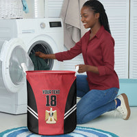 Custom Egypt Football Laundry Basket 2026 Glory Run Red Edition