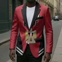 Custom Egypt Football Blazer 2026 Glory Run Red Edition