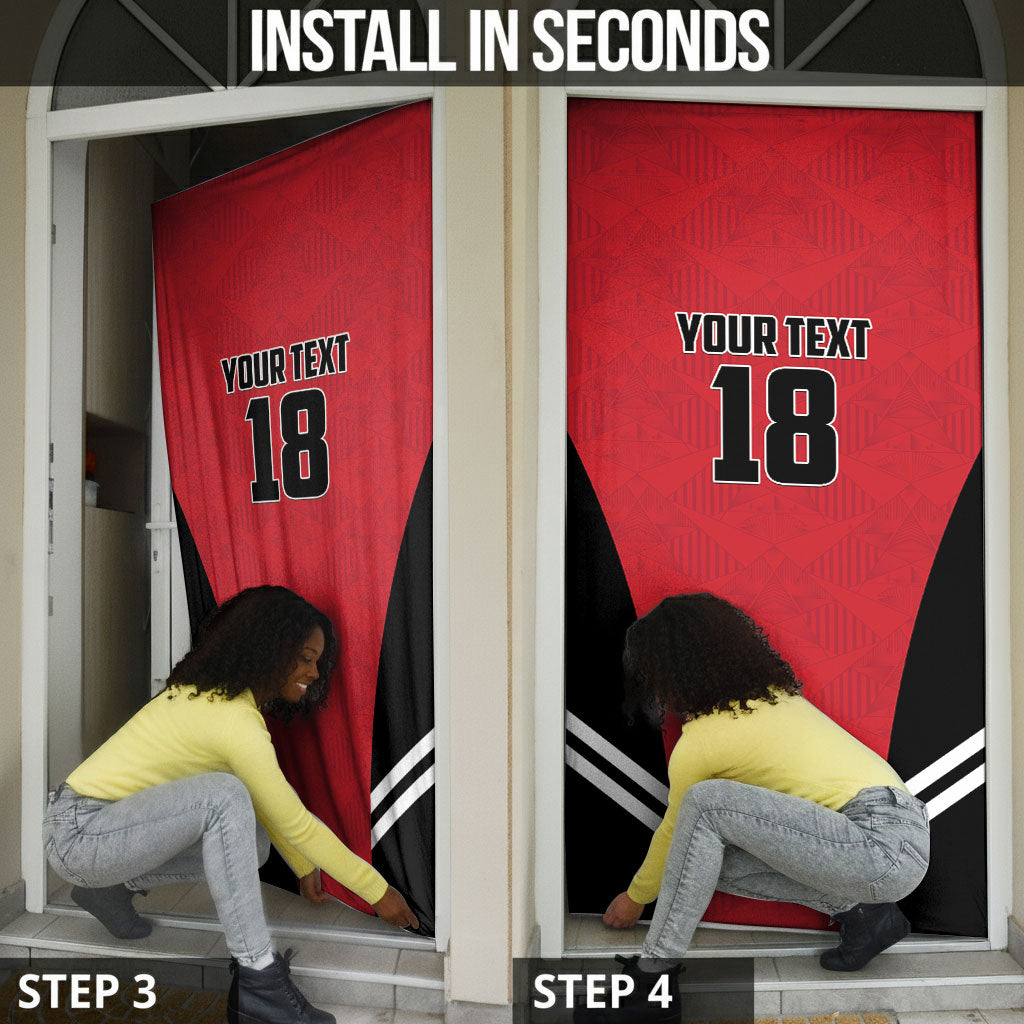 Custom Egypt Football Door Cover 2026 Glory Run Red Edition
