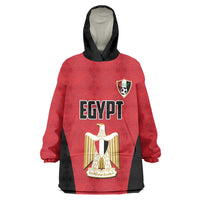 Custom Egypt Football Kid Wearable Blanket Hoodie 2026 Glory Run Red Edition
