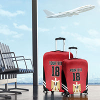 Custom Egypt Football Luggage Cover 2026 Glory Run Red Edition