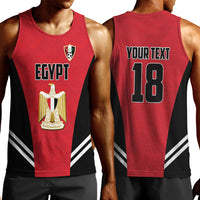 Custom Egypt Football Men Tank Top 2026 Glory Run Red Edition