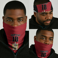 Custom Egypt Football Neck Gaiter 2026 Glory Run Red Edition