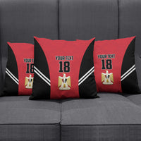 Custom Egypt Football Pillow Cover 2026 Glory Run Red Edition